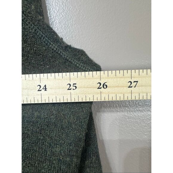 NWOT Herman Geist 100% Wool Army Green Button Up Cardigan Women's XXL - Picture 7 of 10